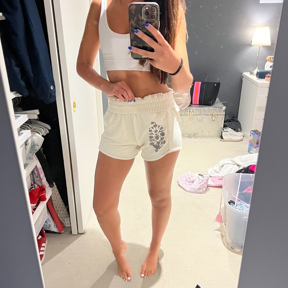 Free people all star logo shorts